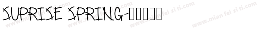 suprise spring字体转换